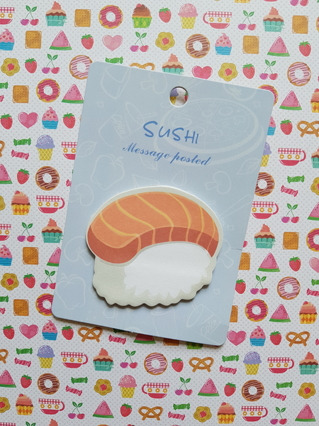 sushi sticky notes pad