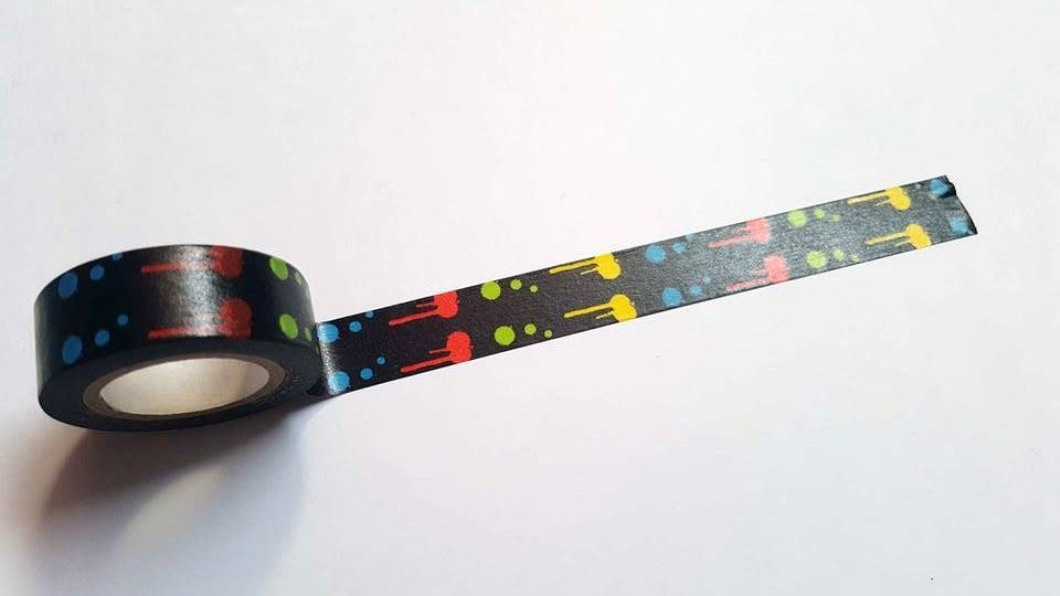 paint splat washi tape