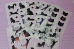 galaxy cats sticker set