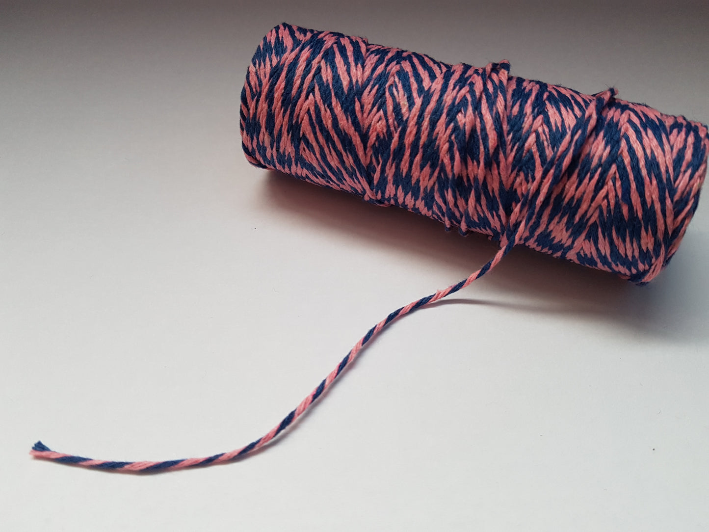 blue & pink bakers twine 