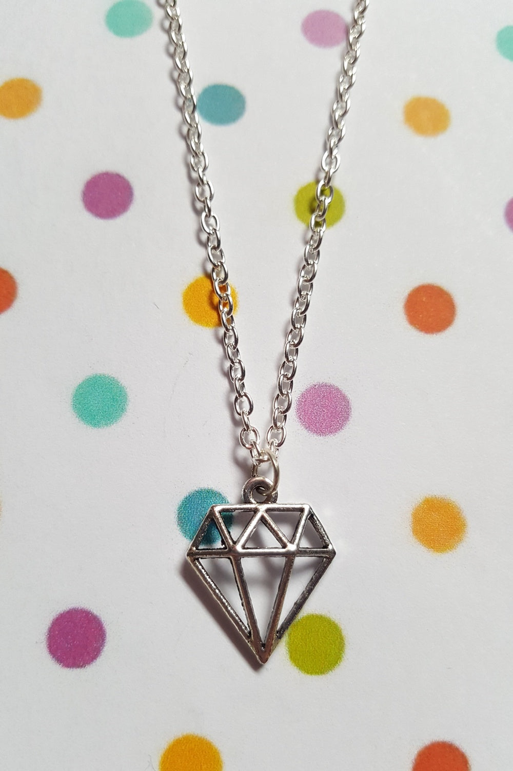 diamond gem necklace