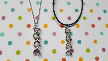 DNA helix necklaces