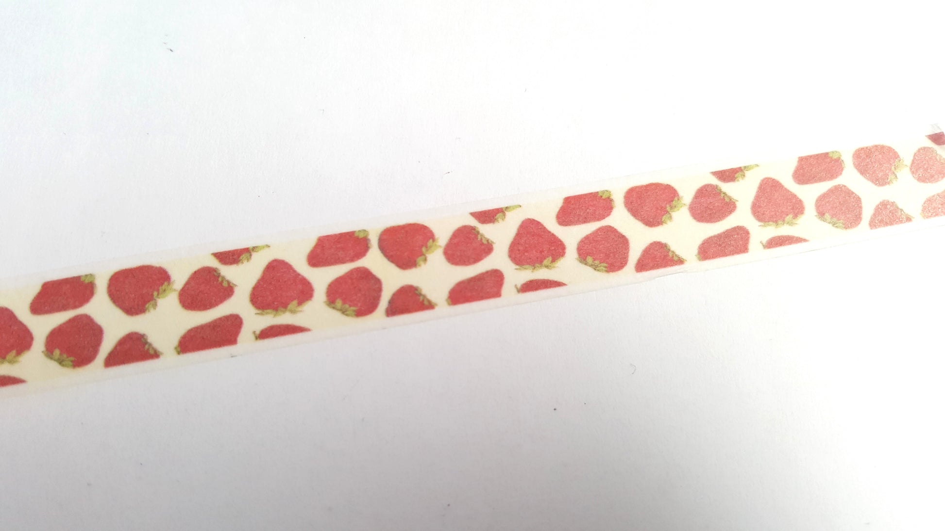 10m washi tape - 15mm - strawberry