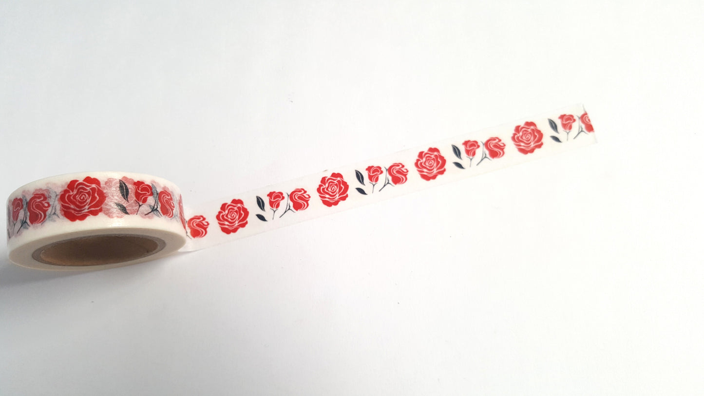 roses washi tape