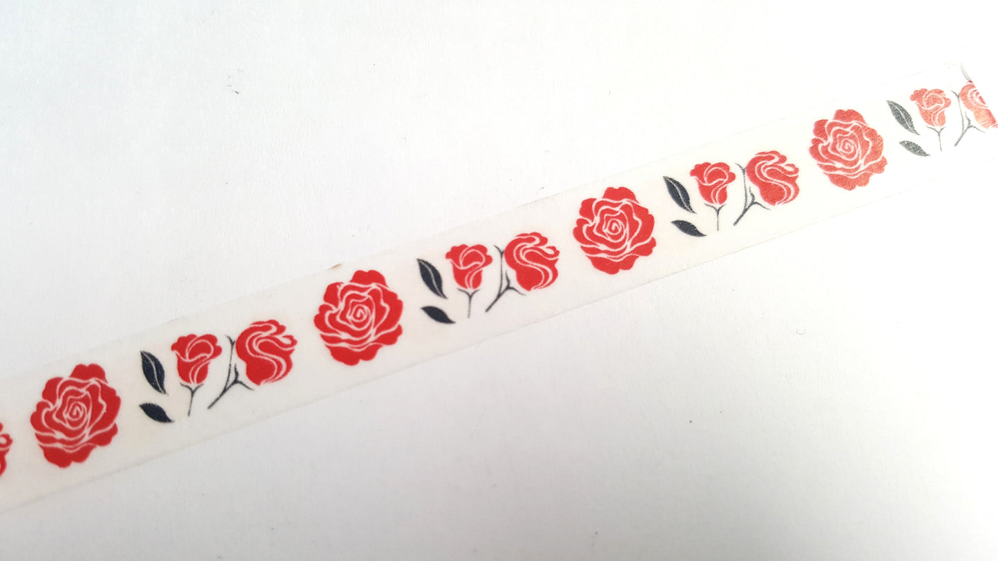 roses washi tape