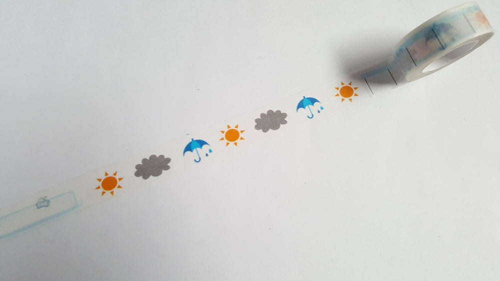 weather washi tape 