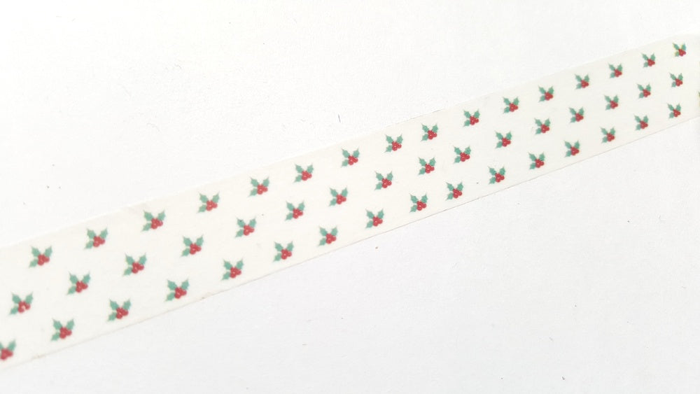 holly berry washi tape