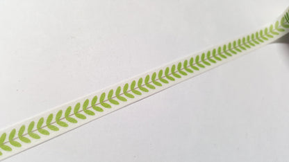 10m washi tape - 8mm - olive branch 