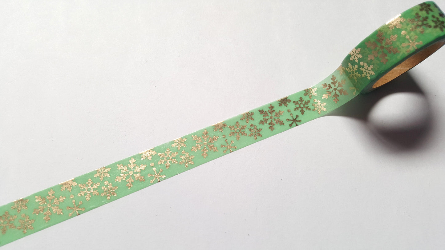 snowflakes washi tape