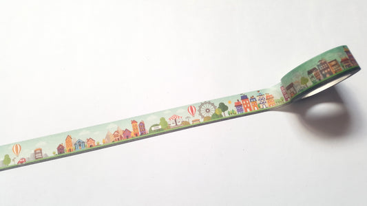 city landscape washi tape