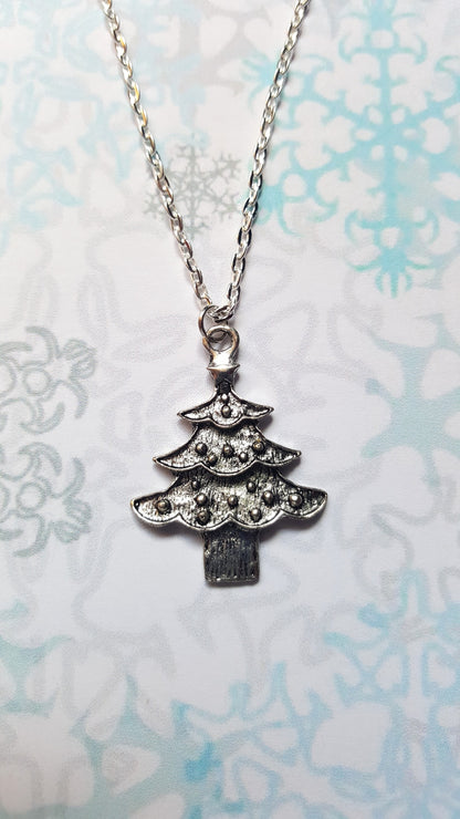 christmas tree necklace