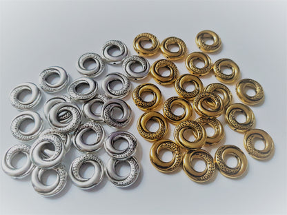 15mm donut ring spacer beads