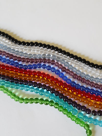 6mm glass beads