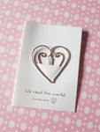 heart wire planner clip/bookmark 