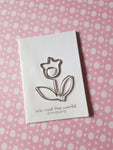 flower wire planner clip/bookmark