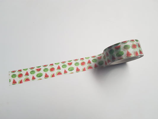 5m washi tape - 15mm - watermelon