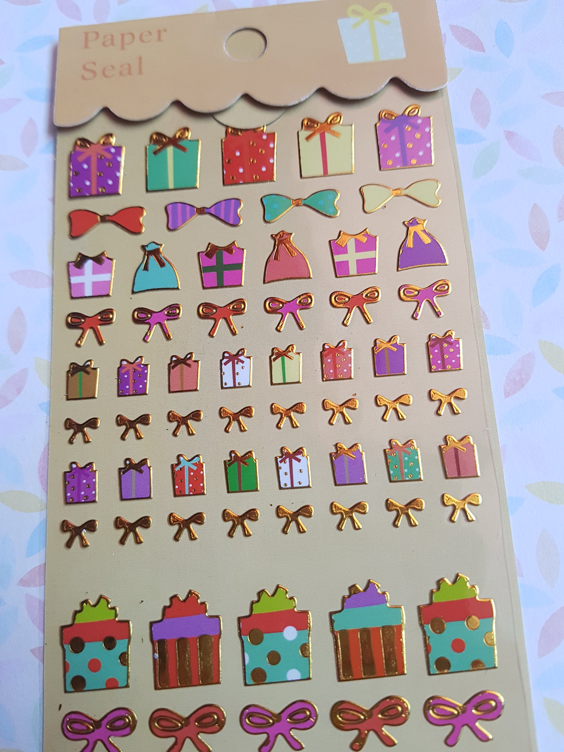 presents sticker sheet