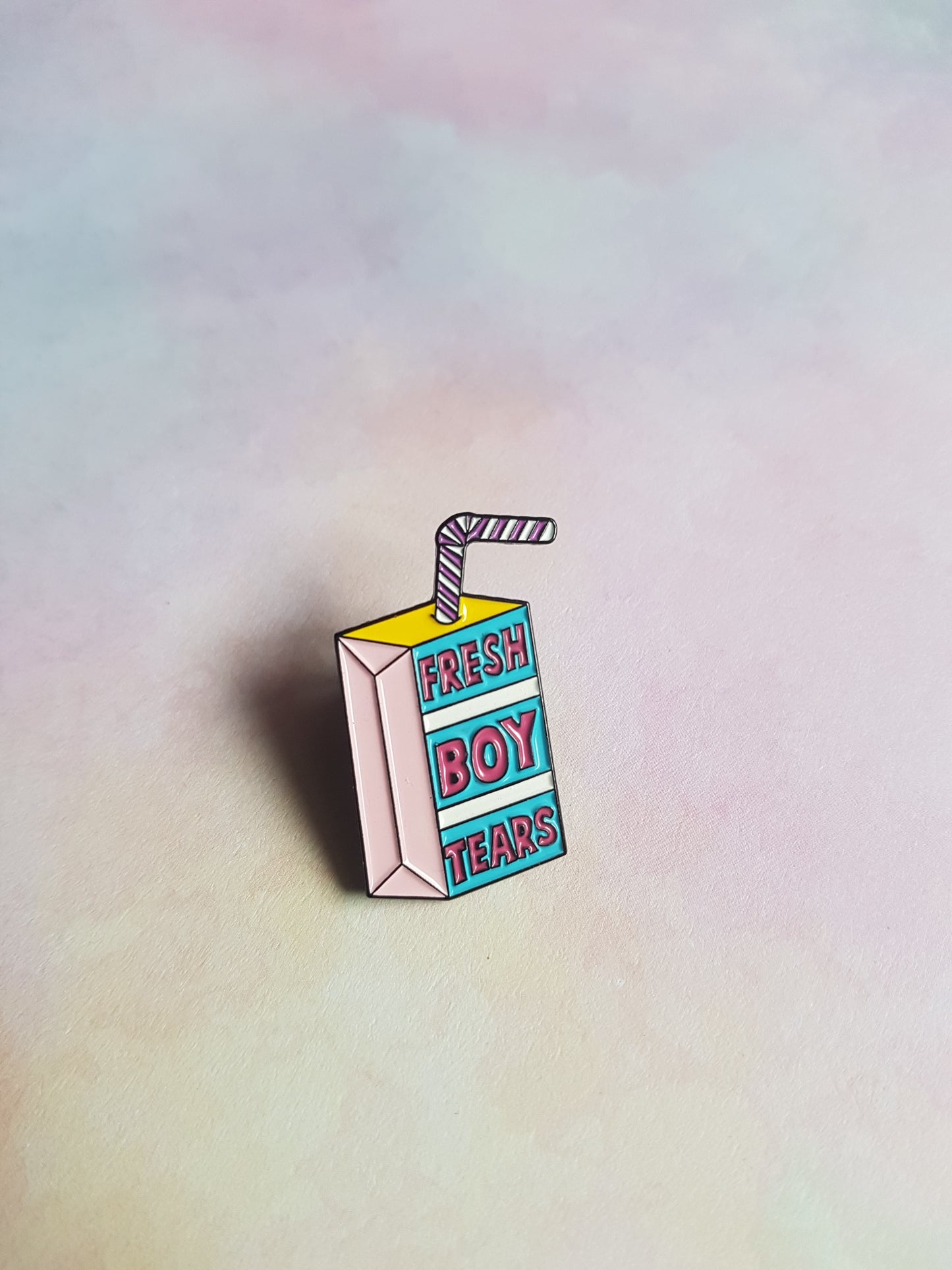 enamel pin badge - fresh boy tears