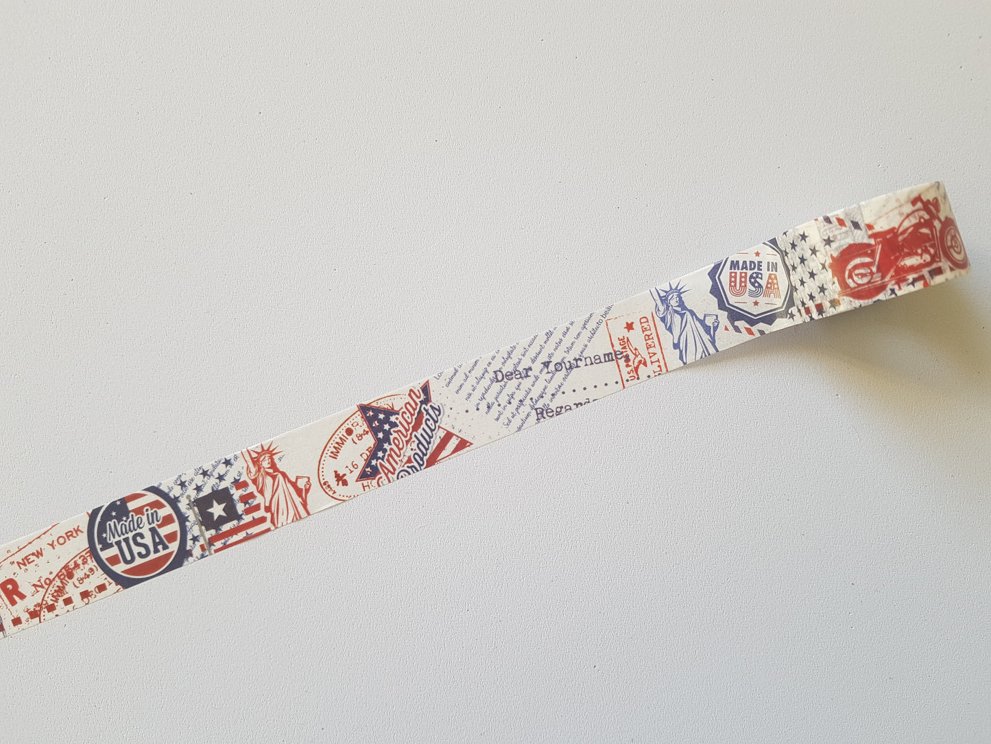 5m washi tape - 20mm - america