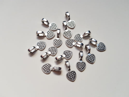 8mm glue-on cabochon bails 