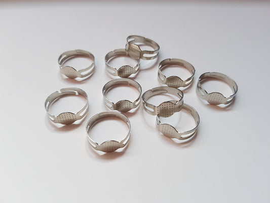 17mm adjustable ring pad base findings 