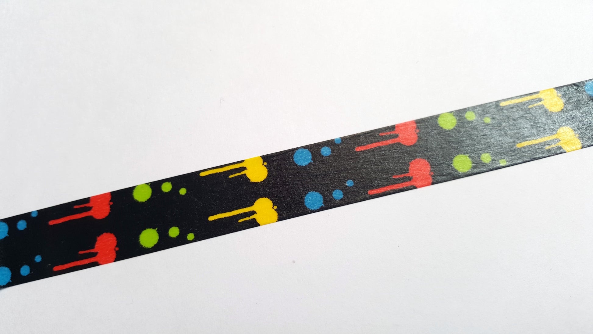 paint splat washi tape