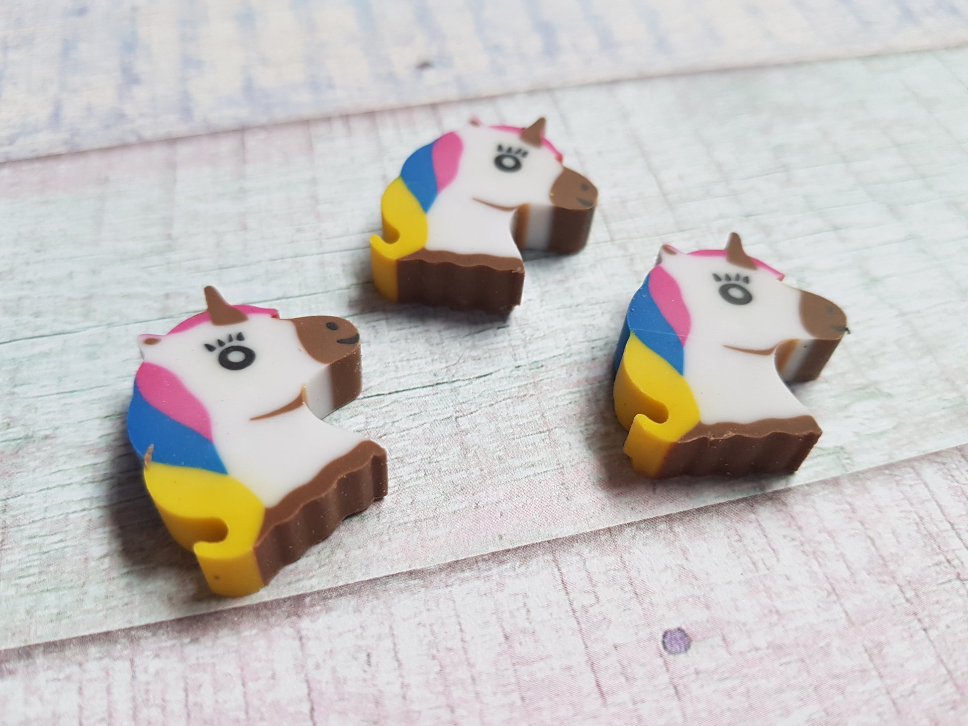 unicorn rubbers/erasers