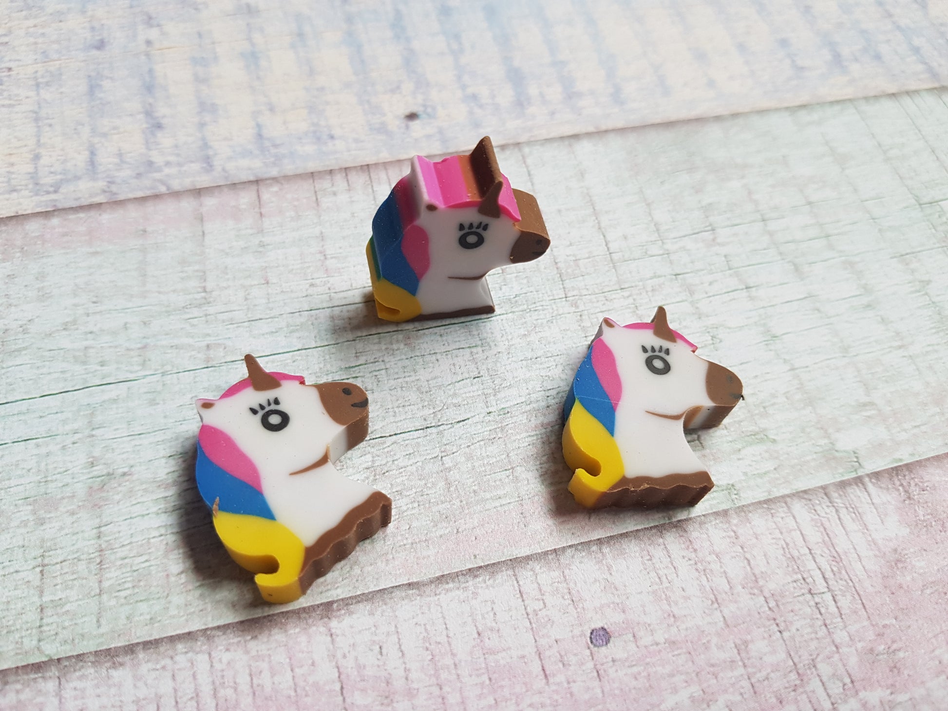 unicorn rubbers/erasers