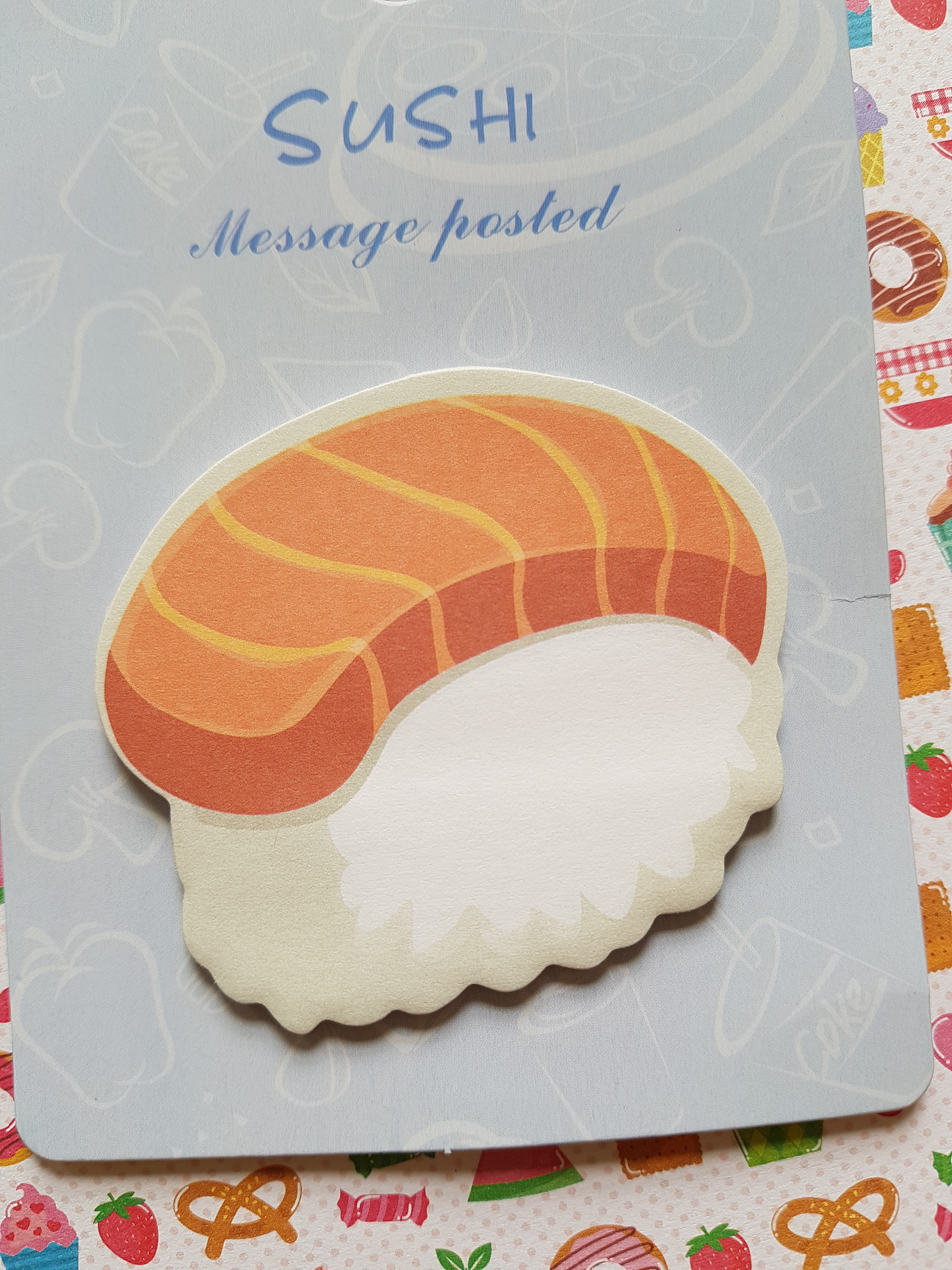 sushi sticky notes pad