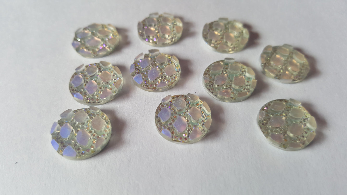 mermaid scale cabochons