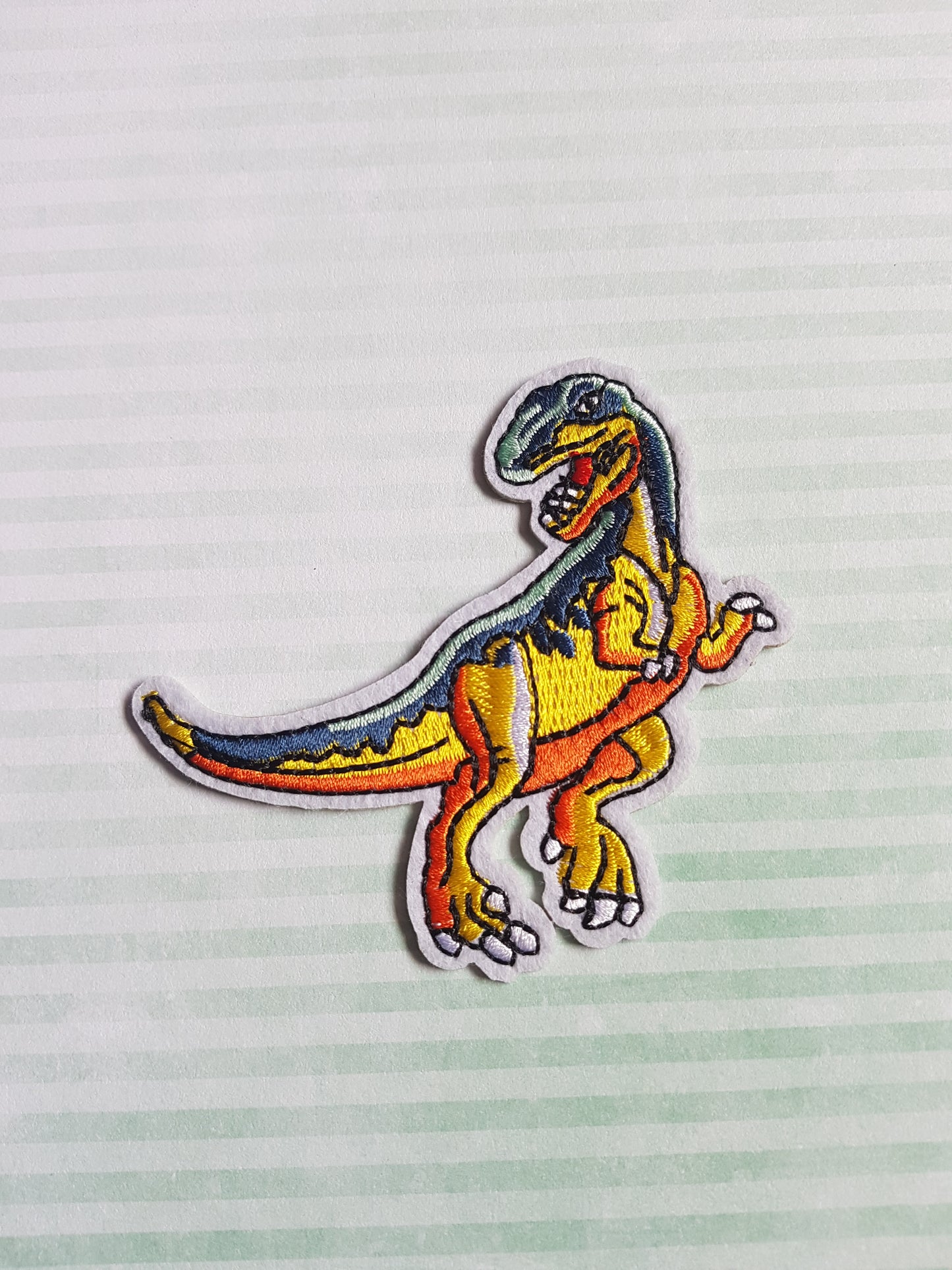 iron-on applique - dinosaur 