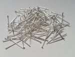 22mm silver plated headpins