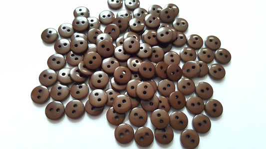 30 x 9mm Round Resin 2-Hole Buttons | DIY Sewing, Crafting & Handmade Projects