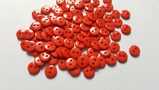 30 x 9mm Round Resin 2-Hole Buttons | DIY Sewing, Crafting & Handmade Projects