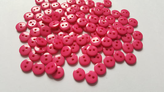 30 x 9mm Round Resin 2-Hole Buttons | DIY Sewing, Crafting & Handmade Projects