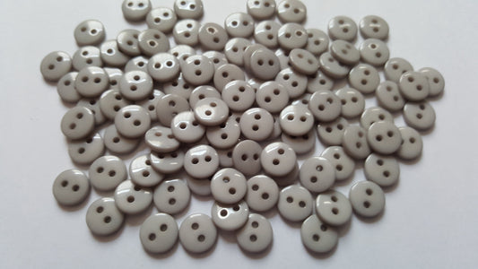 30 x 9mm Round Resin 2-Hole Buttons | DIY Sewing, Crafting & Handmade Projects