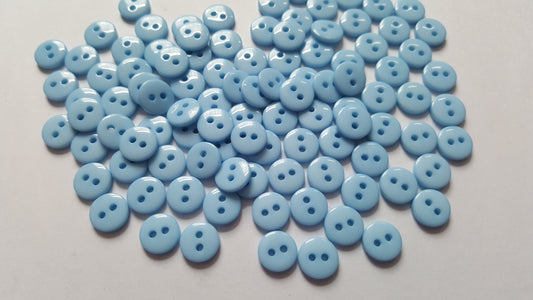 30 x 9mm Round Resin 2-Hole Buttons | DIY Sewing, Crafting & Handmade Projects