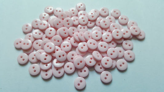 30 x 9mm Round Resin 2-Hole Buttons | DIY Sewing, Crafting & Handmade Projects