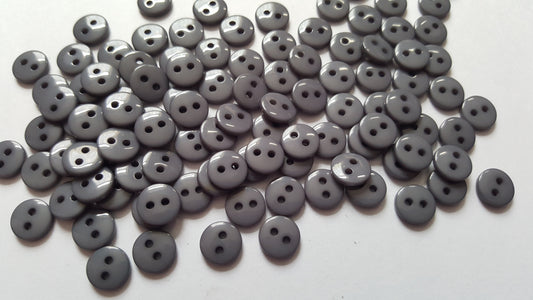 30 x 9mm Round Resin 2-Hole Buttons | DIY Sewing, Crafting & Handmade Projects