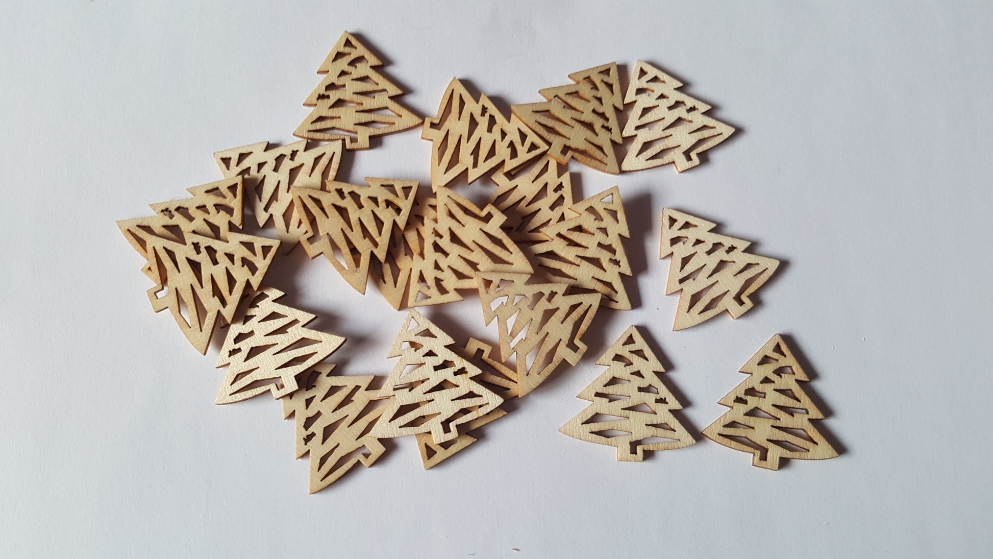 35mm wooden chrismas trees