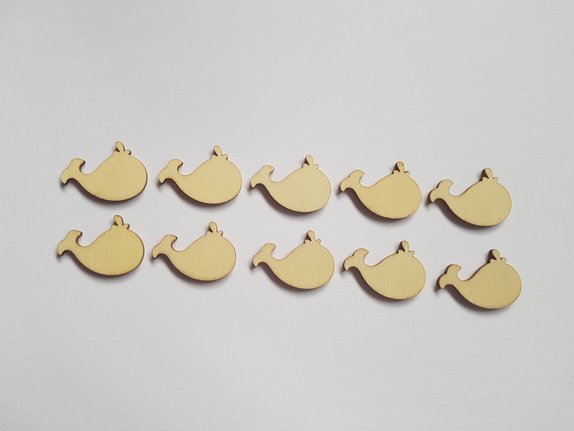 30mm wooden whales