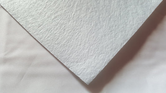 felt sheet - white