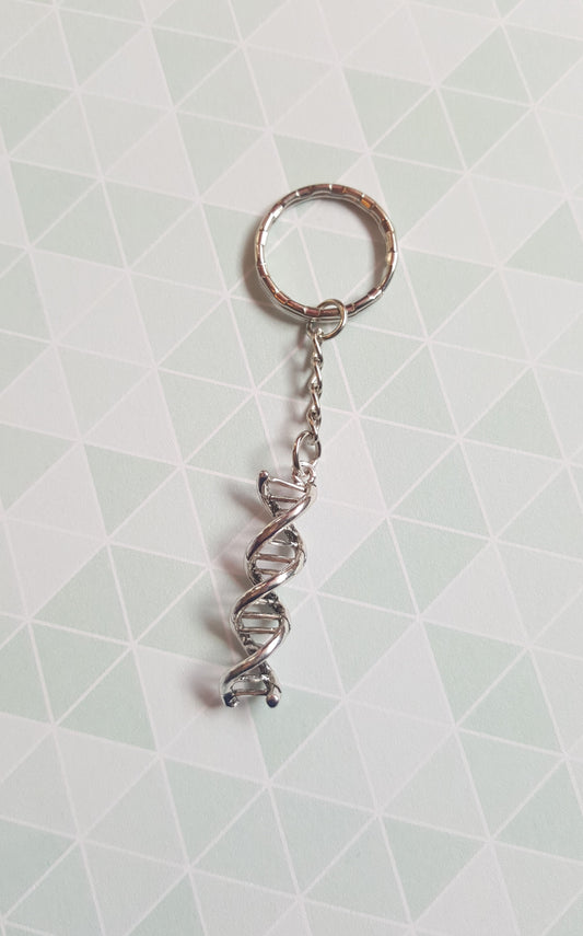 DNA helix keyring