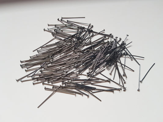 28mm black headpins