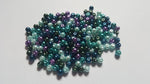 glass pearl bead mix - ocean