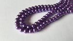 glass pearl beads - purple