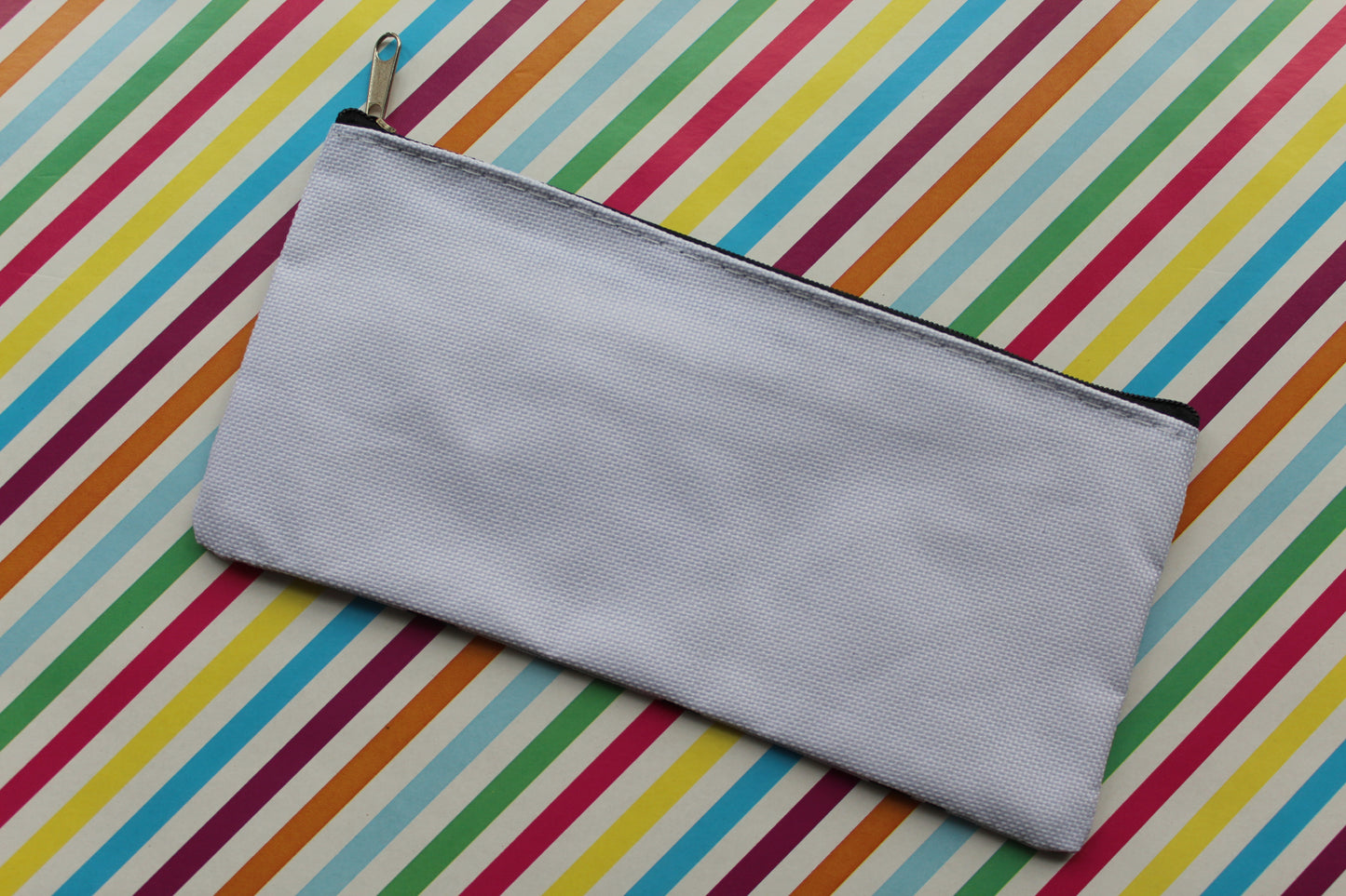 black & white spotty pencil case