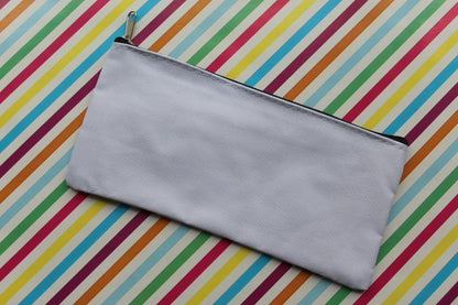 black & white spotty pencil case