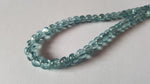 6mm crackle glass beads - icy blue