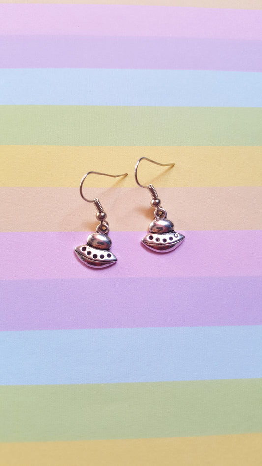 UFO earrings